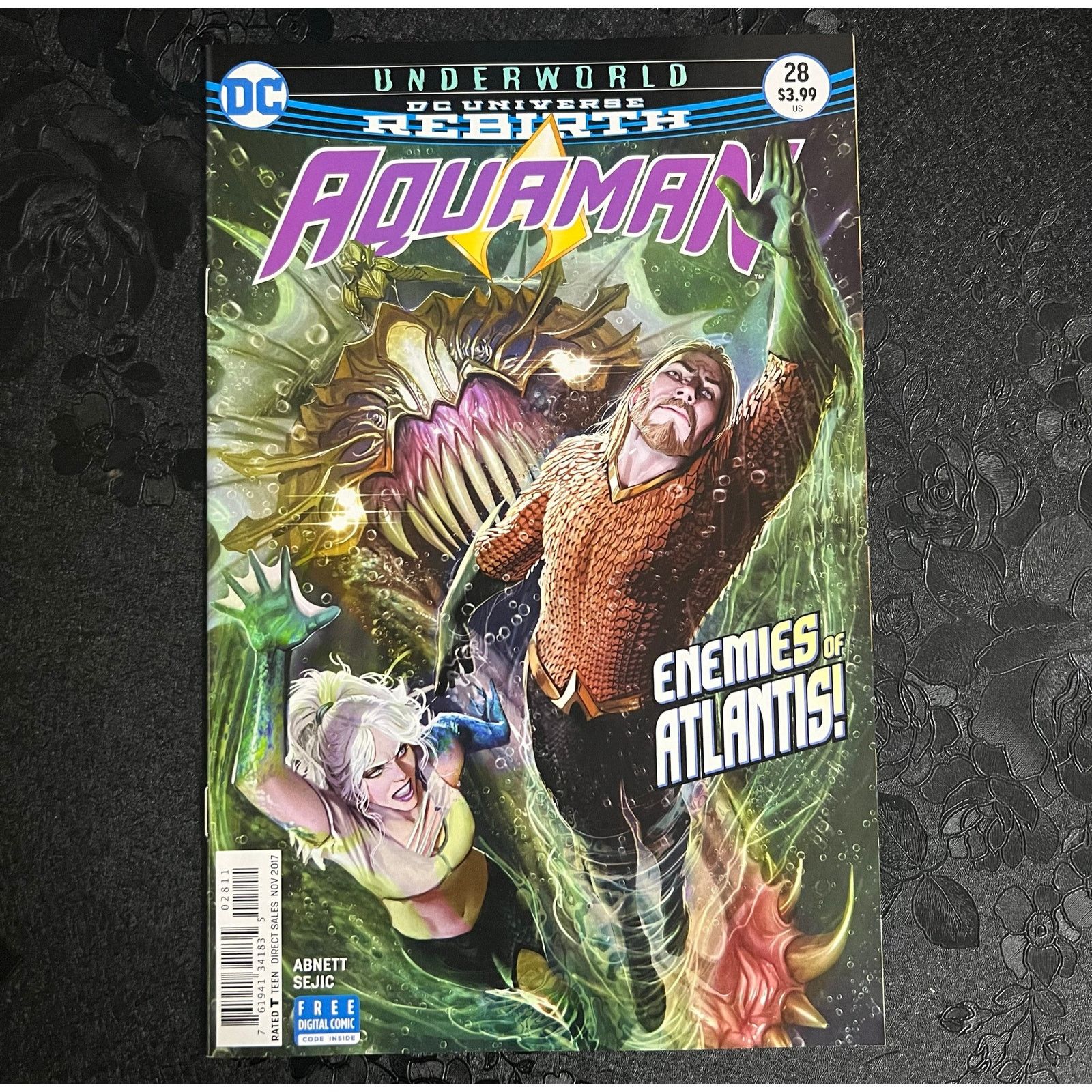 DC Comics Aquaman # 28 Nov 2017 DC Universe Rebirth Comics Size ONE SIZE - 1 Thumbnail