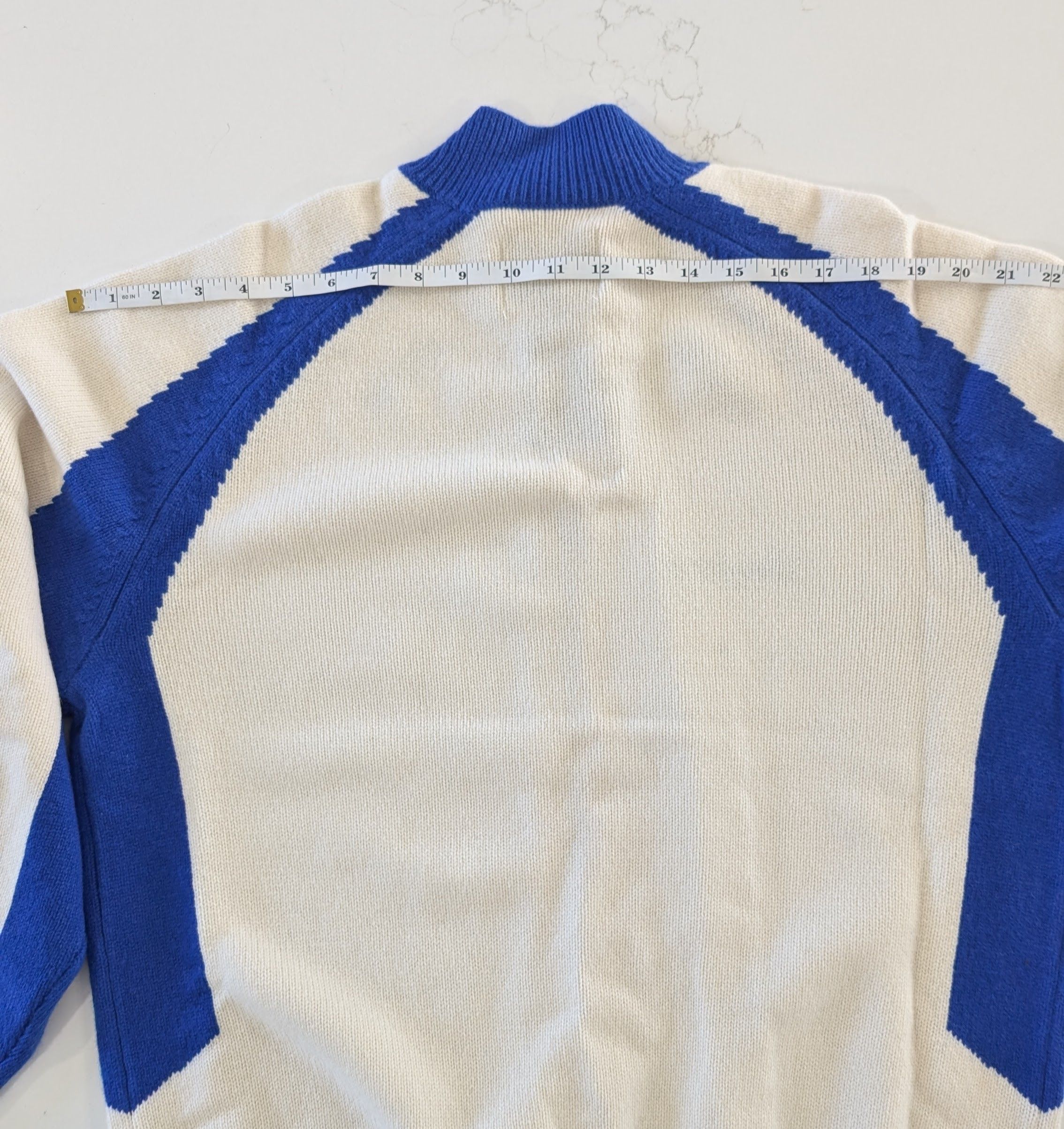 Palace × Rapha Palace Rapha Zip Knit Sweater White Ivory Size M Size US M / EU 48-50 / 2 - 10 Thumbnail