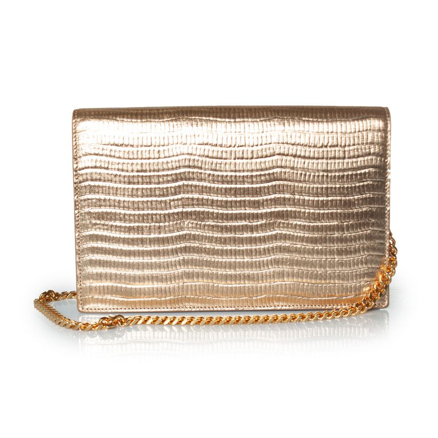 Saint Laurent Paris Saint Laurent, metallic wallet on a chain Size ONE SIZE - 2 Thumbnail