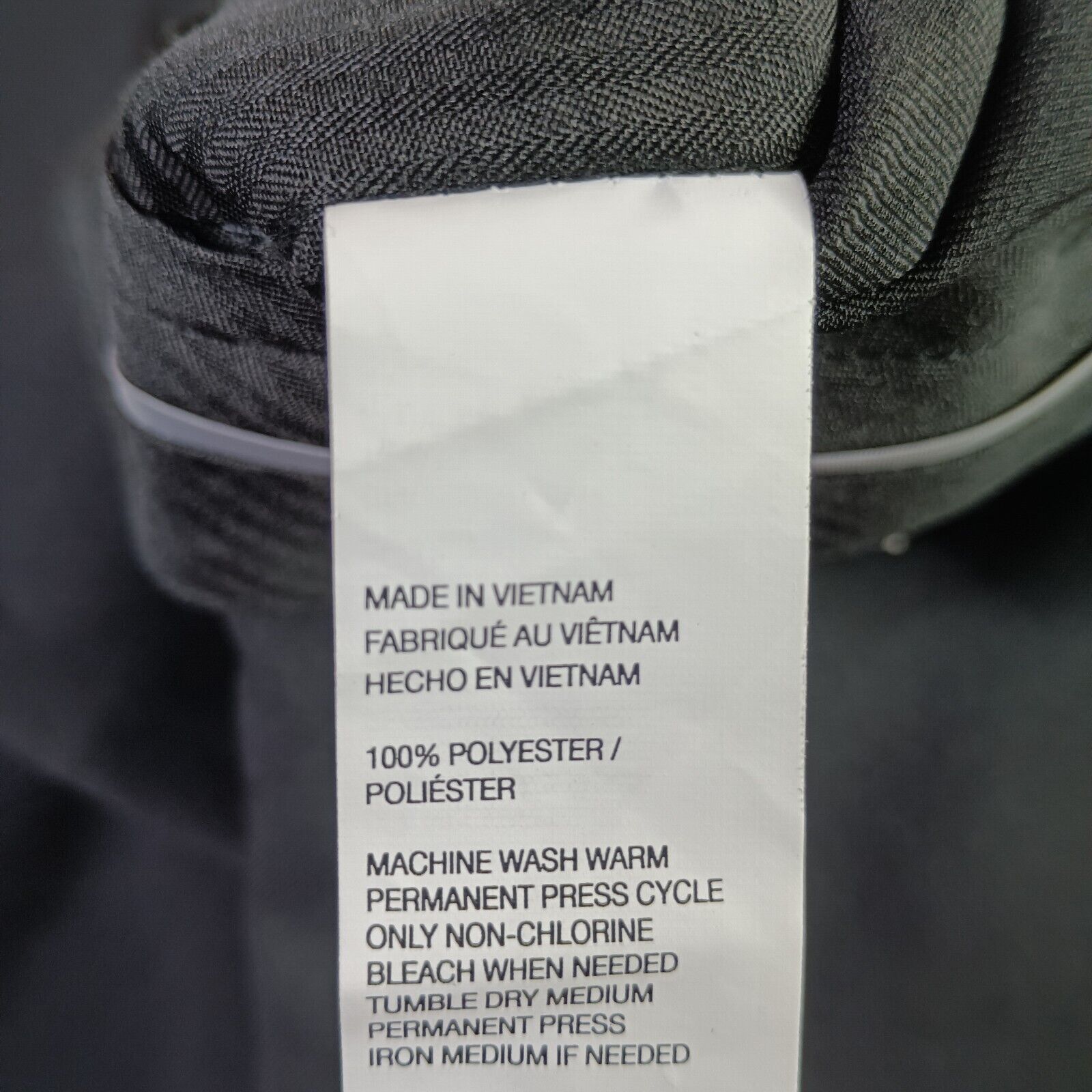 Van Heusen Van Heusen Dress Pants Men's 46x30 Black Double Pleated Size US 44 / EU 60 - 5 Thumbnail