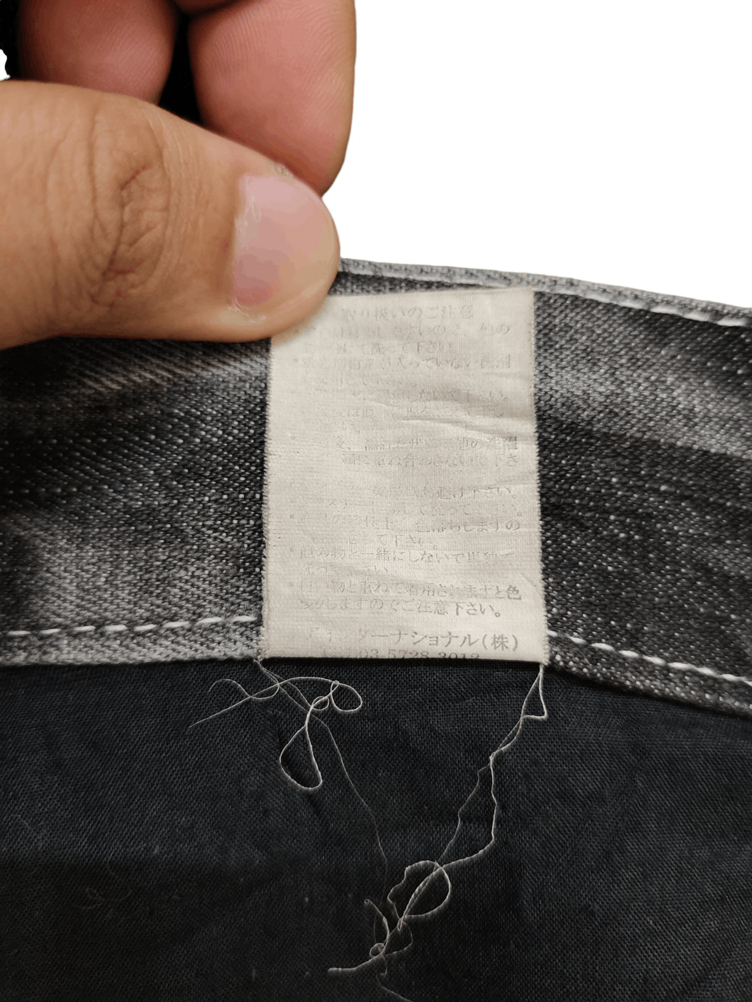 LOWBOX Vintage Y2k Lowbox Clawmark Distress Faded Patchwork Jeans Size US 34 / EU 50 - 18 Thumbnail