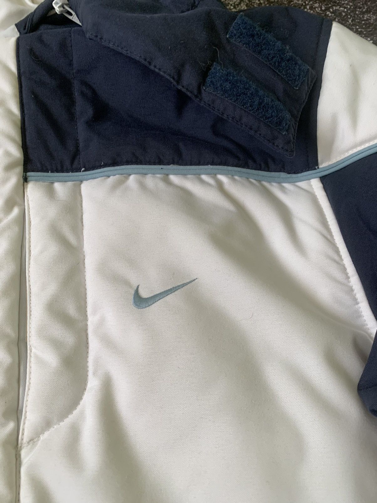 Nike Vintage Nike Y2K Winter Jacket White/Blue 90s Boxy Size US M / EU 48-50 / 2 - 6 Thumbnail