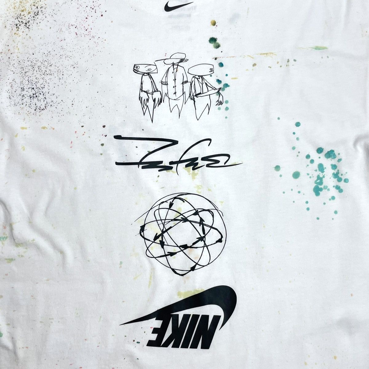 Futura × Nike Nike x Futura Breaking Max90 White Tee Size US L / EU 52-54 / 3 - 12 Thumbnail