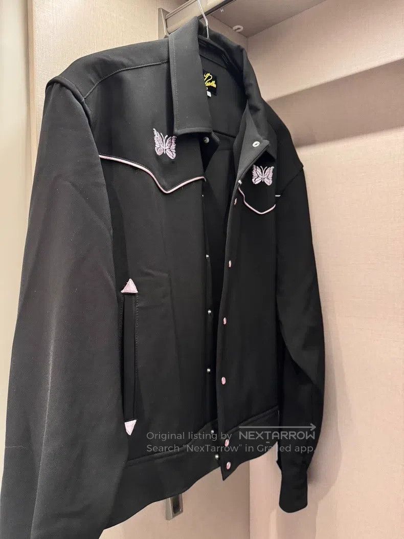 Needles Needles Logo-Embroidered Piped Twill Overshirt Size US M / EU 48-50 / 2 - 1 Thumbnail