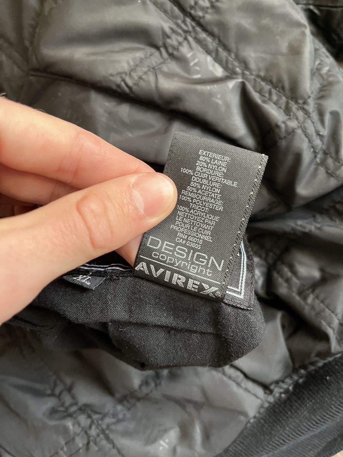 Avirex × Leather Avirex Wool/Leather Varsity Reversible Bomber Jacket Size US XL / EU 56 / 4 - 25 Thumbnail
