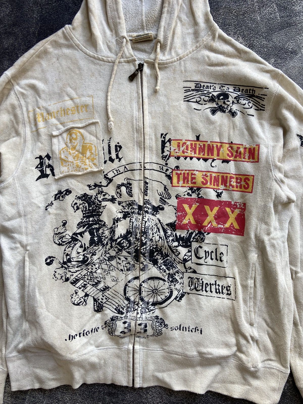 Hysteric Glamour Well Spring Thrashed Poems Hoodie Size US L / EU 52-54 / 3 - 3 Thumbnail