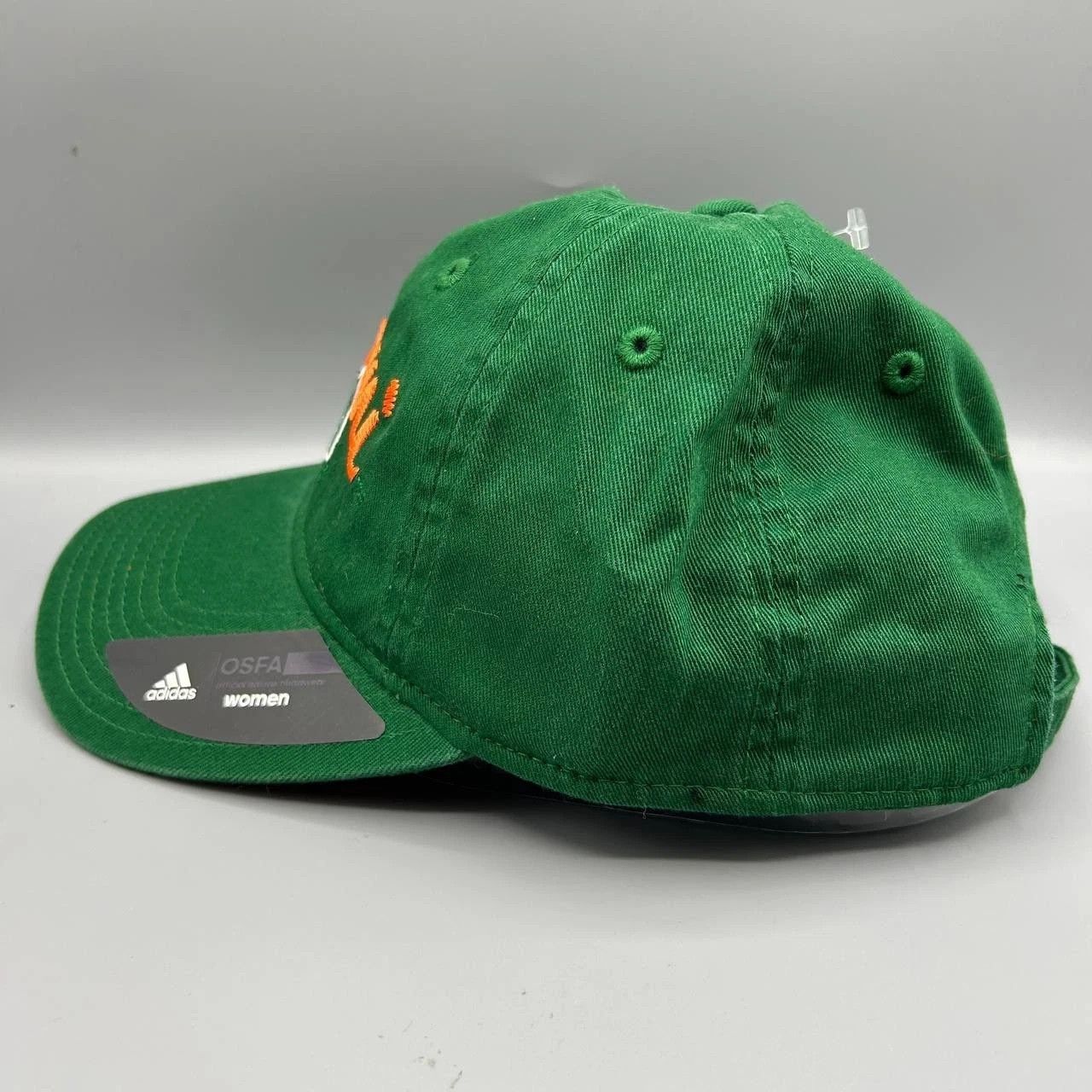 Adidas Miami Hurricanes Hat Women Embroidered NCAA StrapBack Cotton Size ONE SIZE - 7 Thumbnail