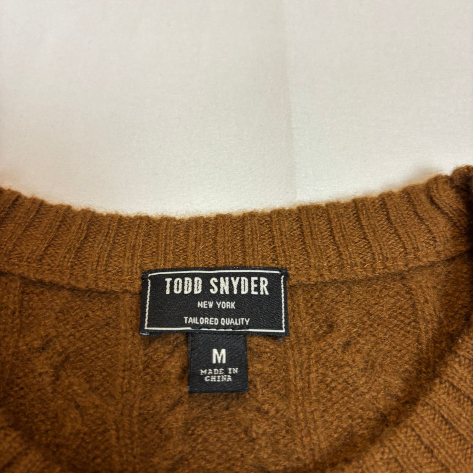 Todd Snyder Todd Snyder Lambswool Cable Knit Sweater Men's Medium Size US M / EU 48-50 / 2 - 4 Thumbnail