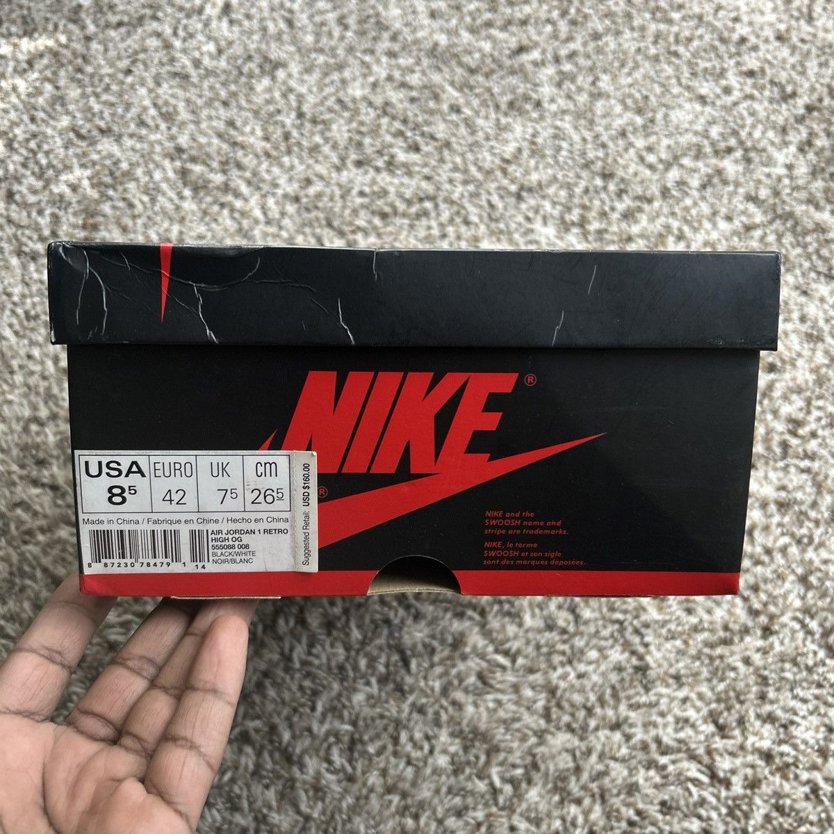 Jordan Brand Air Jordan 1 High OG Derek Jeter Re2pect Size US 8.5 / EU 41-42 - 7 Thumbnail