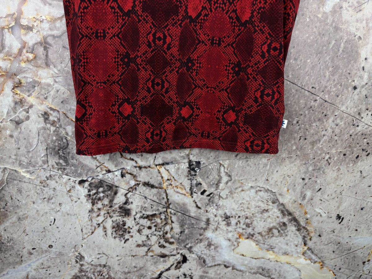 Adidas Adidas Originals Women’s Red Snake Print TShirt Trefoil Logo Size XS / US 0-2 / IT 36-38 - 4 Thumbnail