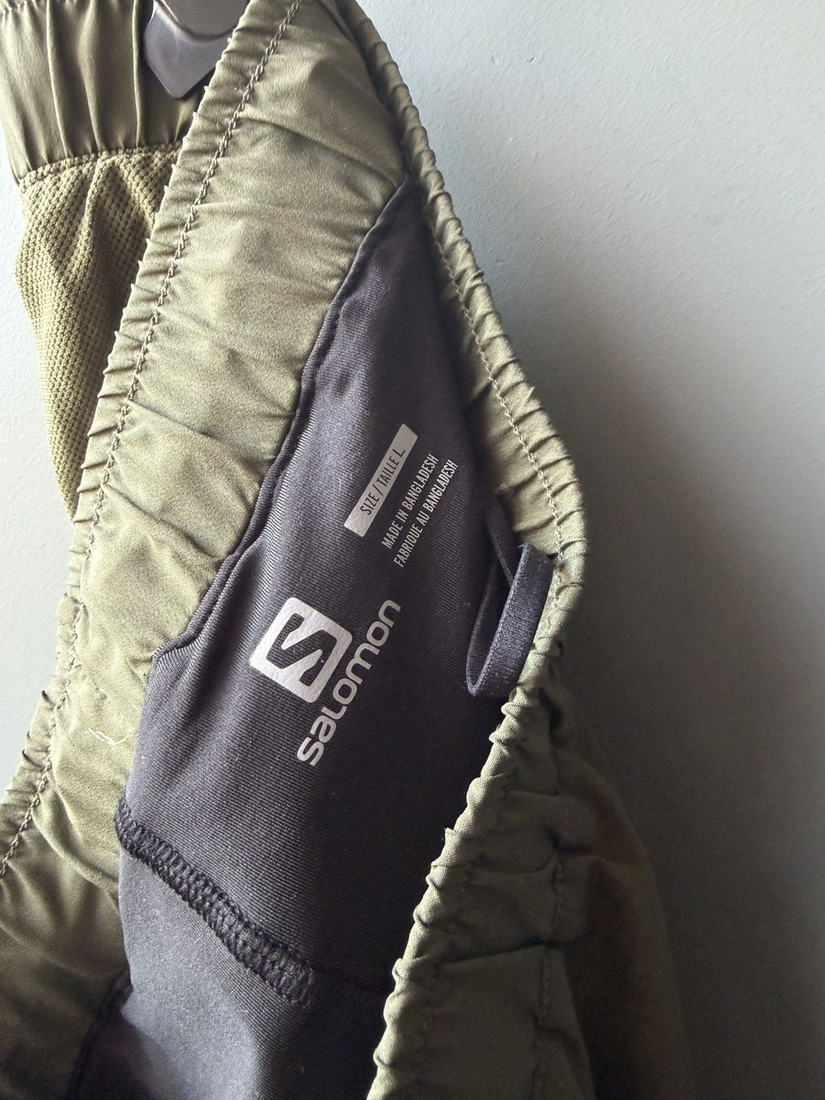 Salomon Salomon Cross Trail Olive Shorts Size L Size US 35 - 4 Thumbnail
