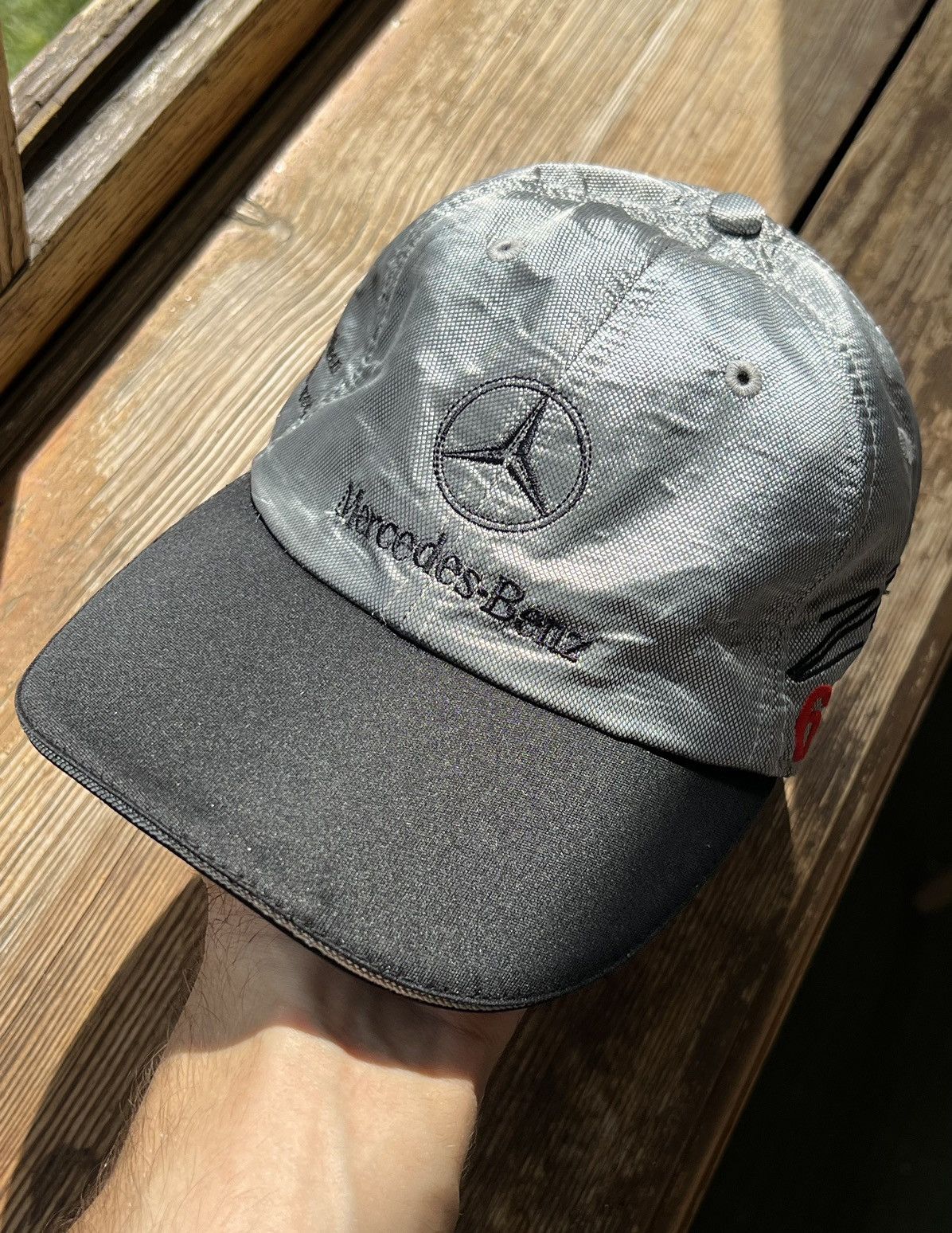 Mercedes-Benz Mercedes Benz vintage silver cap Size ONE SIZE - 1 Thumbnail