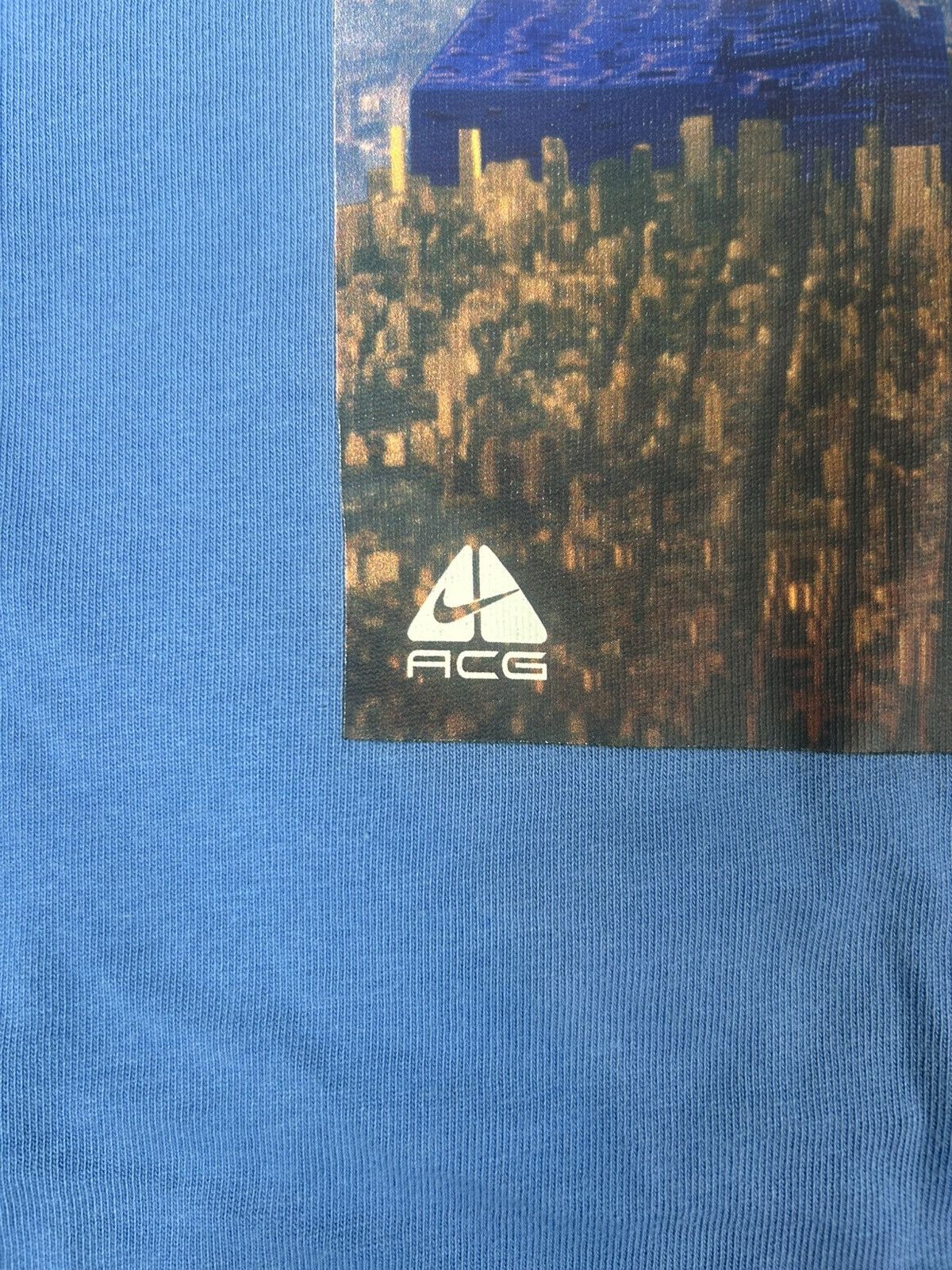 Nike ACG × Supreme Supreme x Nike ACG Grid Tee Blue - Size XL Size US XL / EU 56 / 4 - 8 Thumbnail
