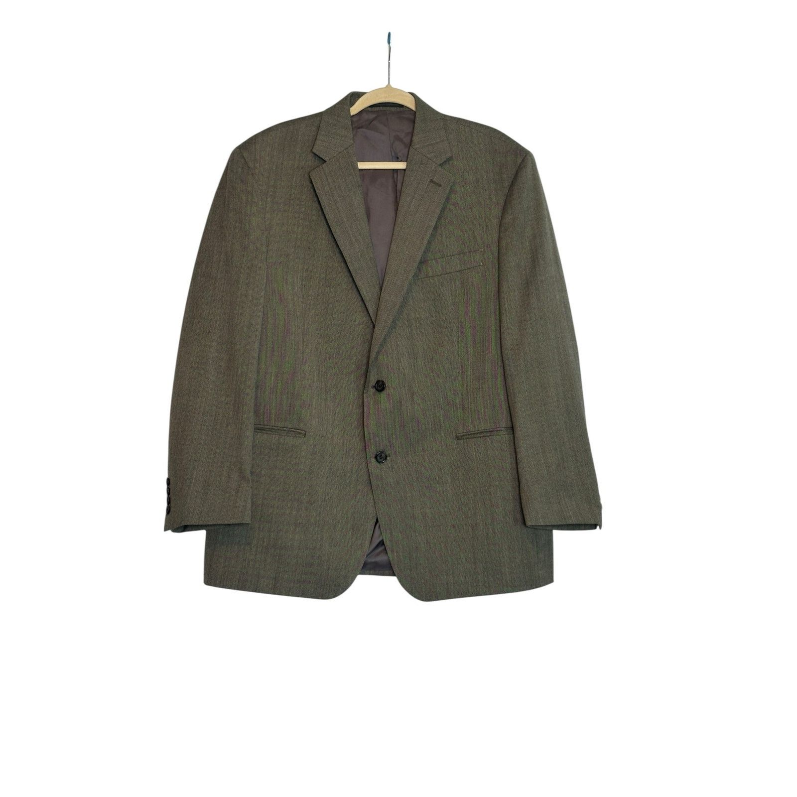 Ralph Lauren Lauren Ralph Lauren Brown Wool Suit Jacket Blazer size 44 Size 44R - 8 Thumbnail