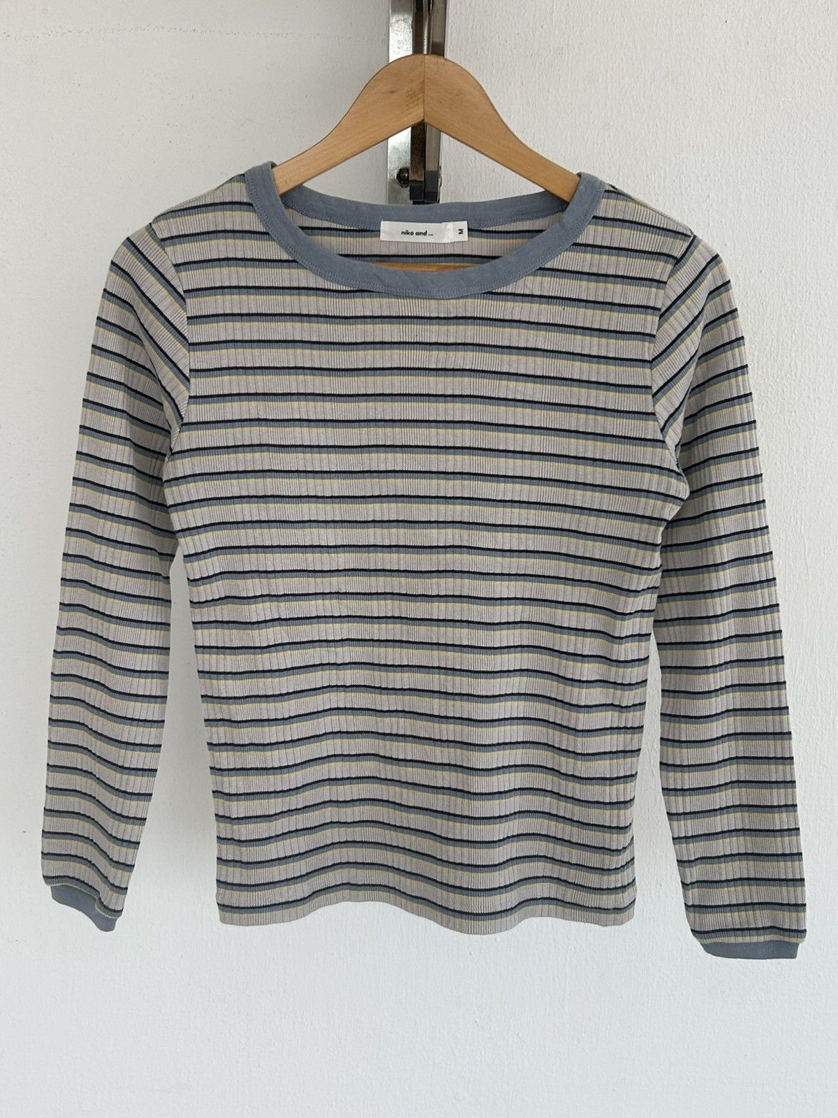 Issey Miyake Niko And .. Stripes Longsleeve Tee Size S / US 4 / IT 40 - 3 Thumbnail