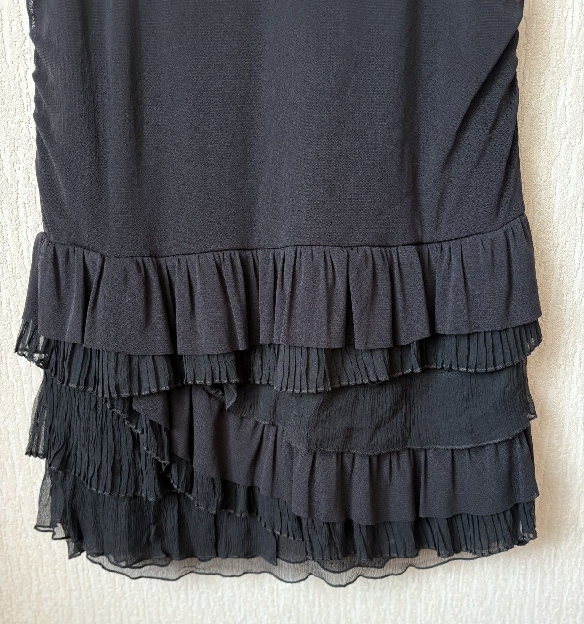 Blumarine Miss Blumarine Black Sleeveless Dress Ruffle Hem Size 14 Size XL / US 12-14 / IT 48-50 - 5 Thumbnail
