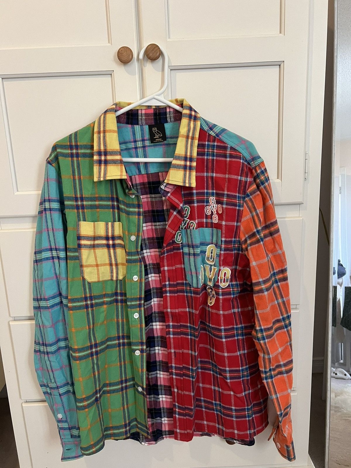 October's Very Own OVO Multi-Colour Flannel Size US M / EU 48-50 / 2 - 1 Thumbnail