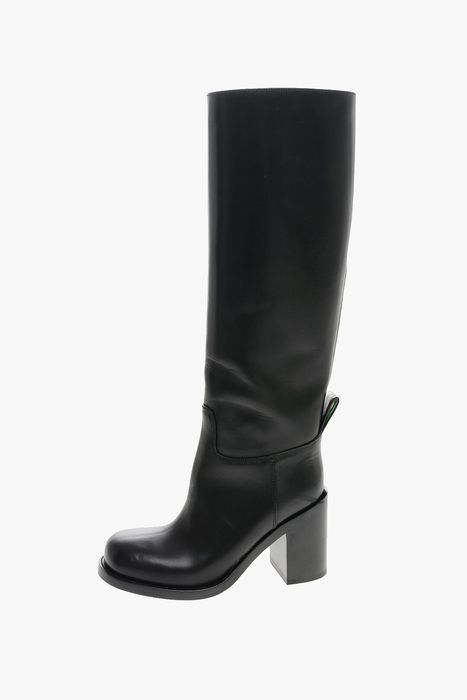 image of Bottega Veneta O1Loc1C0324 716215 Cavallo Boots In Black, Women's (Size 10)