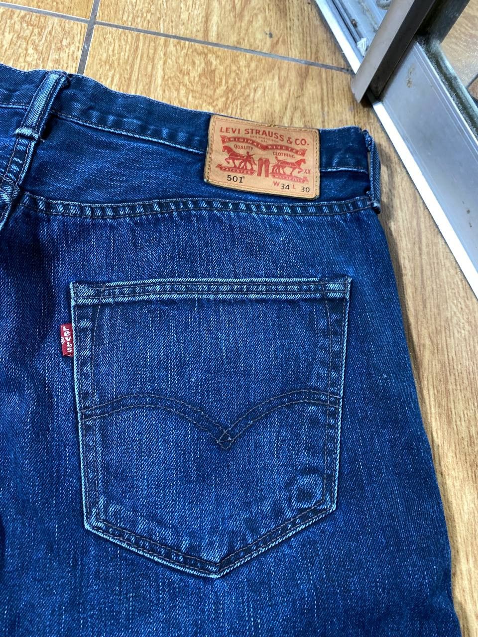 Levi's × Vintage Levi’s 501 Vintage 90s Custom Cut Distressed Denim Shorts Size US 34 / EU 50 - 7 Thumbnail