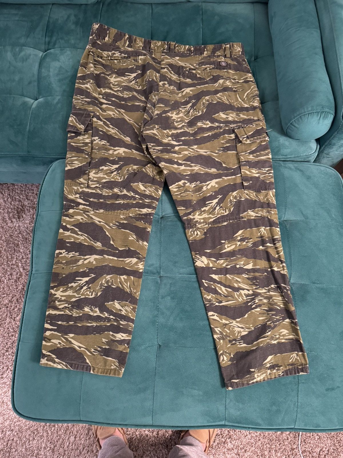 Outclass Outclass Tiger Stripe Camo Cargo Pants Size US 35 - 2 Thumbnail