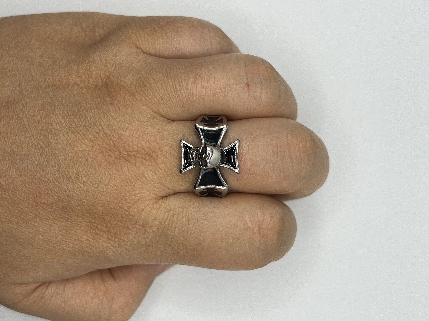 Jewelry Skull Cross Ring - Size 10 Size ONE SIZE - 4 Thumbnail