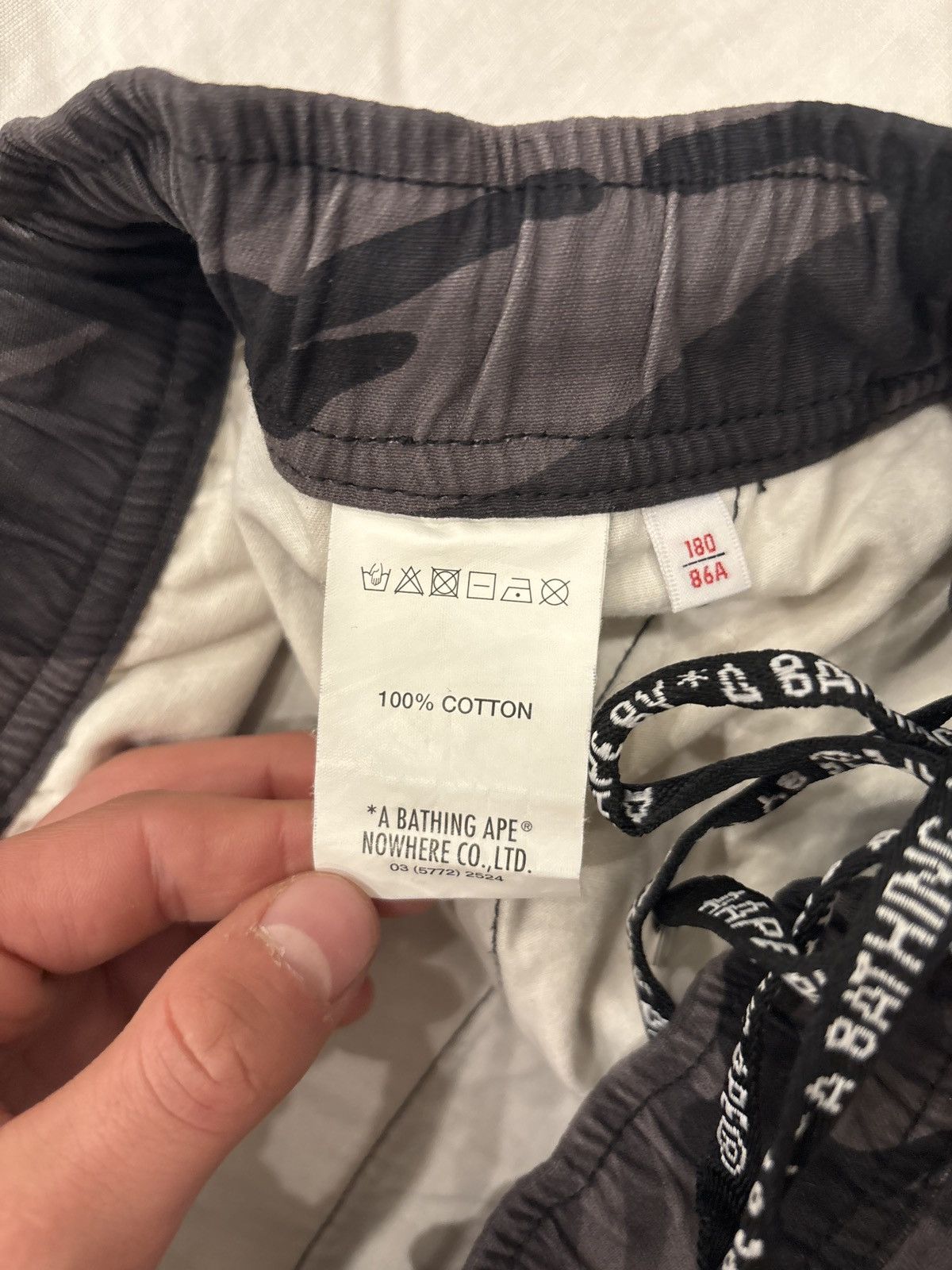 Aape *NEGOTIABLE* Camo black bape pants Size US 28 / EU 44 - 8 Thumbnail