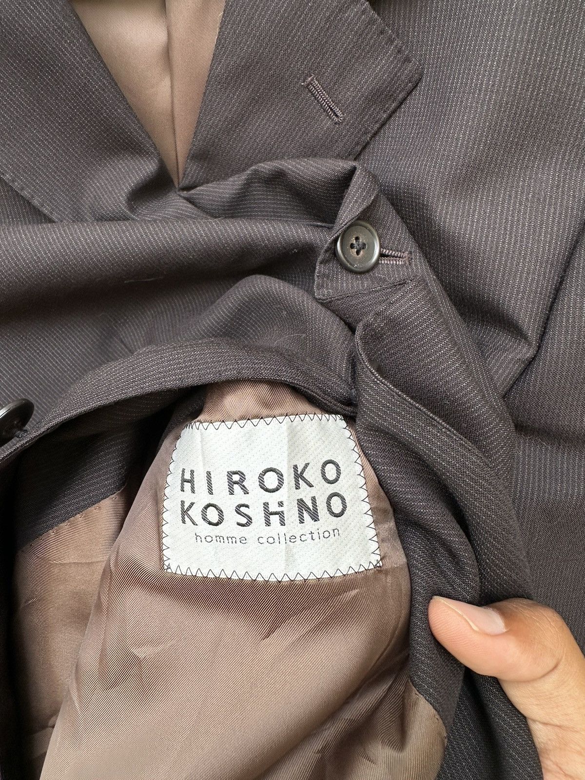 Hiroko Koshino Homme Hiroko Koshino Homme Blazer Jacket Size US M / EU 48-50 / 2 - 7 Thumbnail