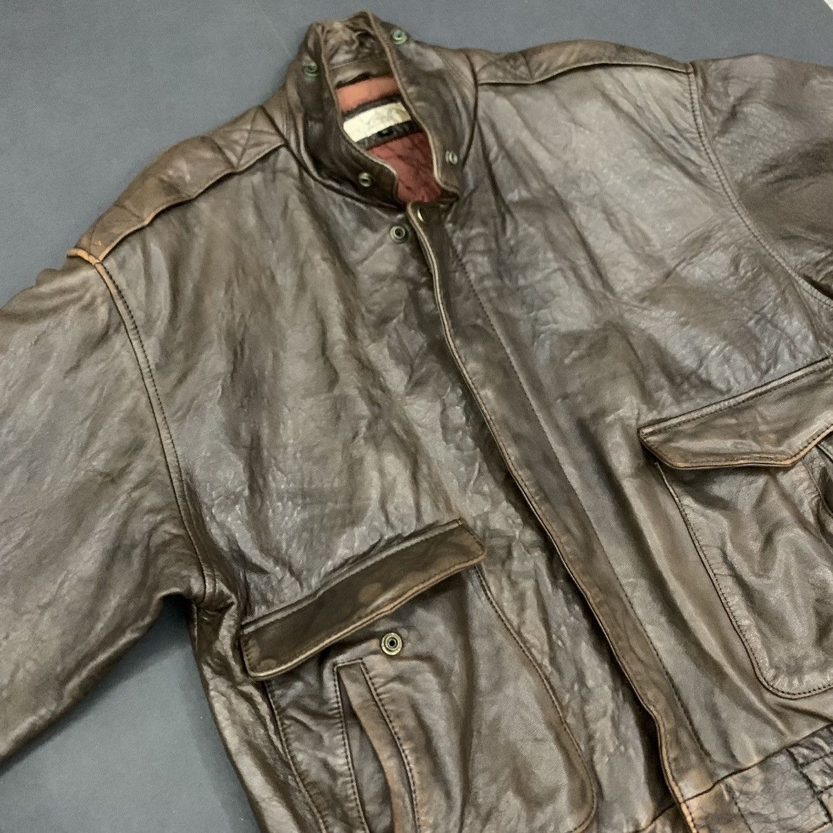 Genuine Leather Marcell Brown Leather Jacket Size US M / EU 48-50 / 2 - 6 Thumbnail