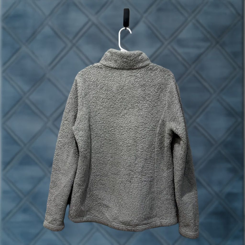 Patagonia Patagonia Womens Jacket L Gray Fleece 1/4 Zip Cozy Pullover Basic Outdoor Winter Fall Size L / US 10 / IT 46 - 1 Thumbnail