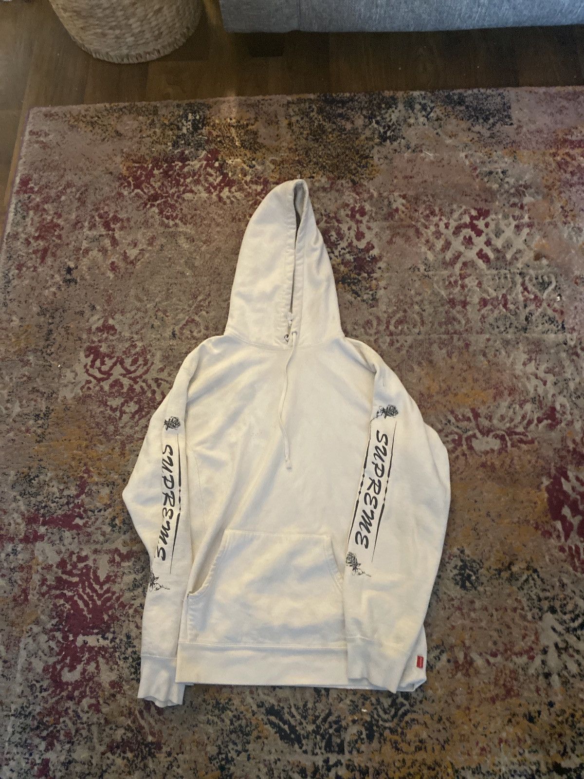 Supreme Sepreme xl rose hoodie Size US XL / EU 56 / 4 - 2 Thumbnail