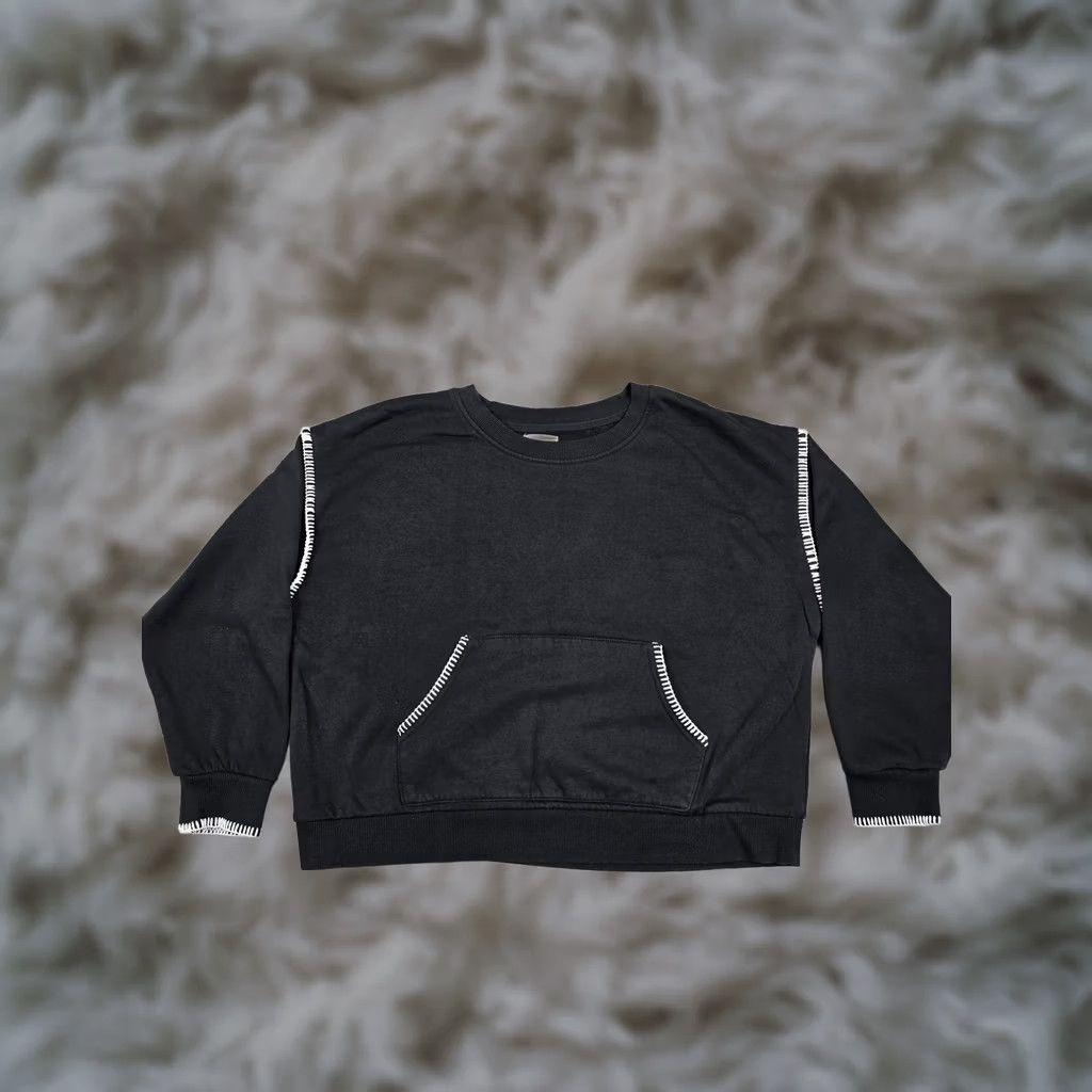 Vintage VINTAGE C&C California Sweatshirt Womens L Black Pullover Fleece Lined Pockets Crewneck Size L / US 10 / IT 46 - 1 Thumbnail