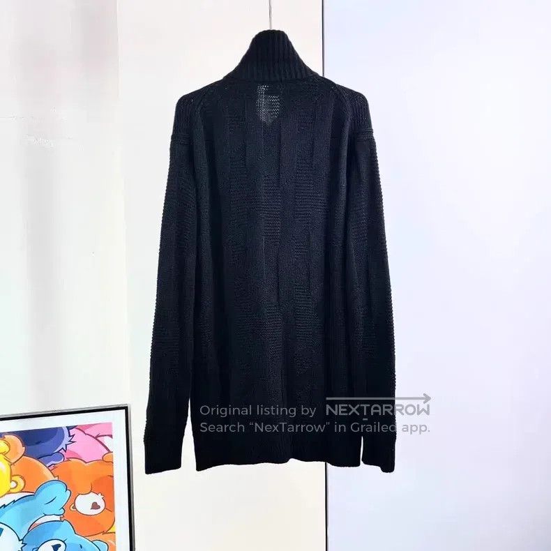 Hermes Hermes Black Wool Knit Zipper Jacket Size XXS / US 00 / IT 34 - 2 Thumbnail