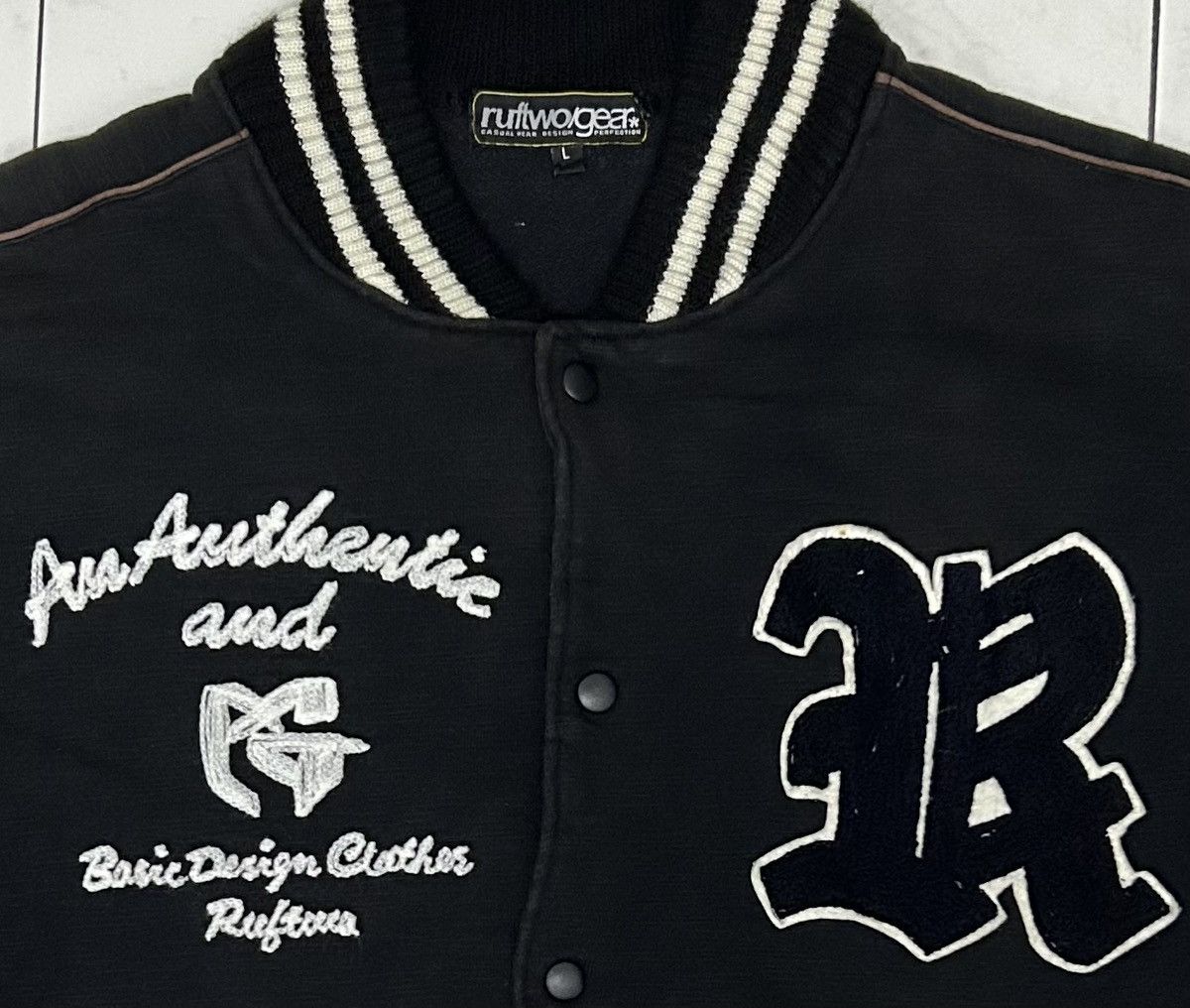 Japanese Brand VINTAGE RUF TWO JACKET INSPIRED BY HYSTERIC GLAMOUR Size US XL / EU 56 / 4 - 2 Thumbnail
