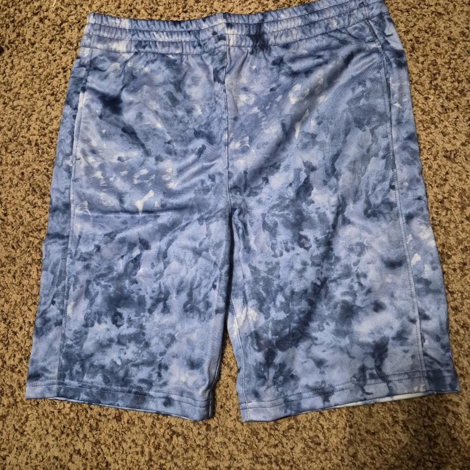 Lands' End NWOT Lands' End Blue Tie-Dye Shorts XXL 18-20 Size US 26 / EU 42 - 1 Thumbnail
