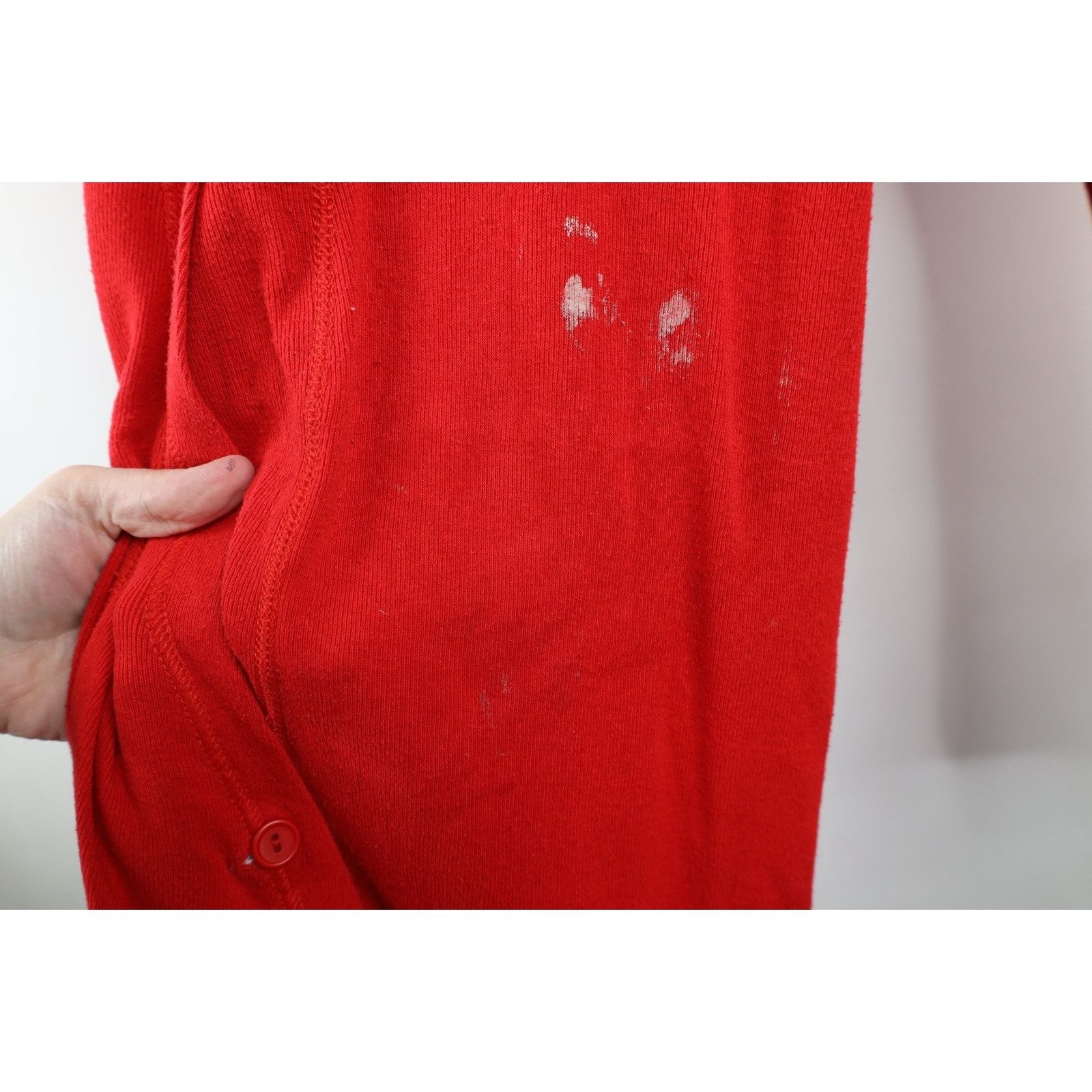 Vintage Vintage 90s Streetwear Ribbed Knit Union Suit Pajamas Size US L / EU 52-54 / 3 - 17 Thumbnail