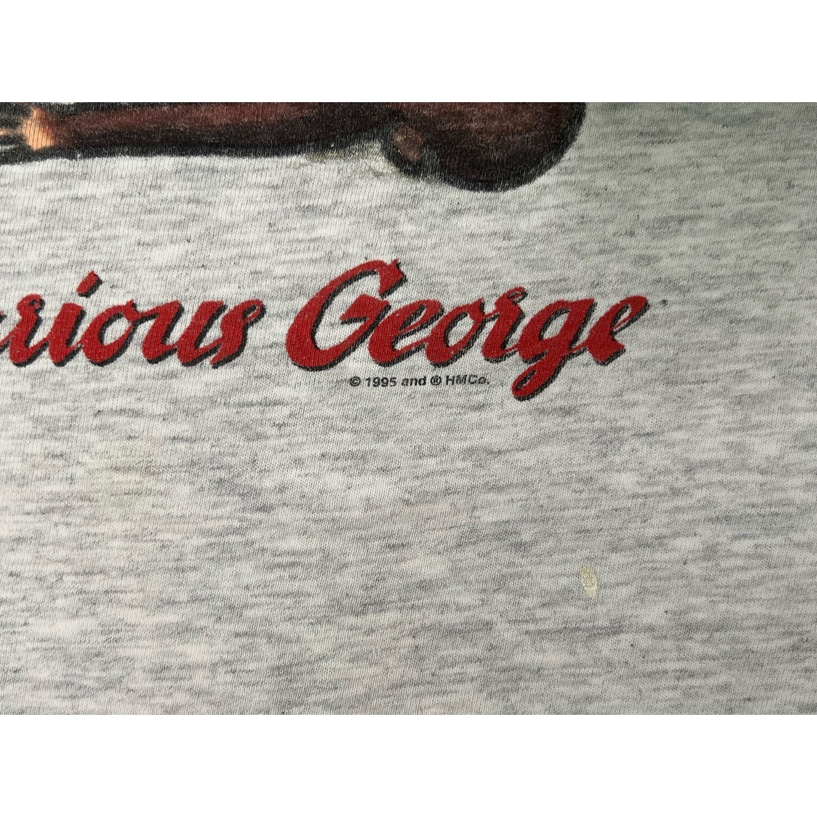 Vintage Vintage 1995 Curious George Ether Single Stitch T-shirt XL Size US XL / EU 56 / 4 - 4 Thumbnail