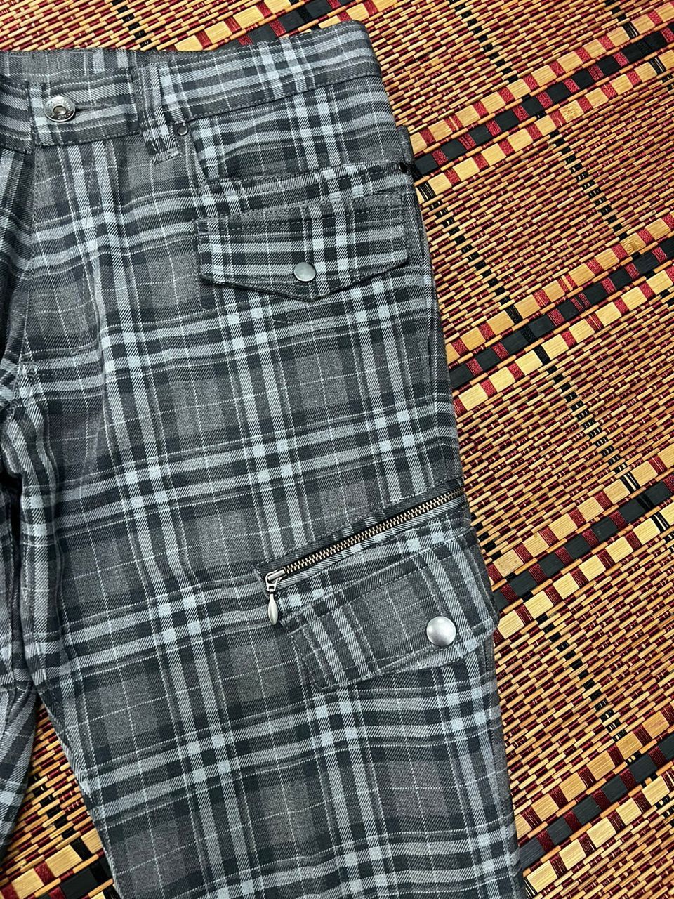 Seditionaries × semanticdesign Semantic Design Checked Design Cargo Pants Size US 29 - 10 Thumbnail