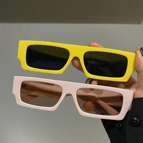 Designer × Vintage Retro square sunglasses Size ONE SIZE - 2 Thumbnail