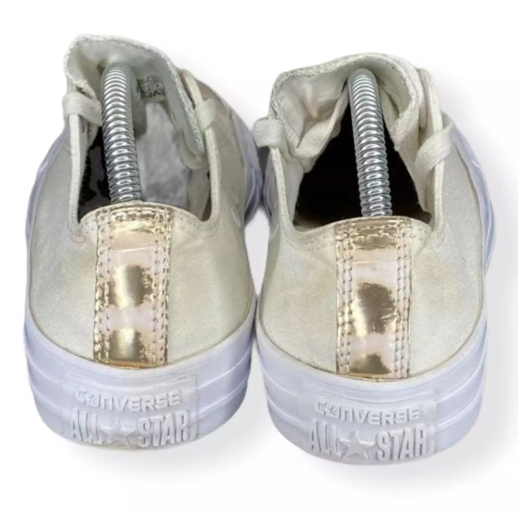 Converse Converse All Star Size 6 White + Distressed Rose Gold Shoes Size US 6 / IT 36 - 8 Thumbnail