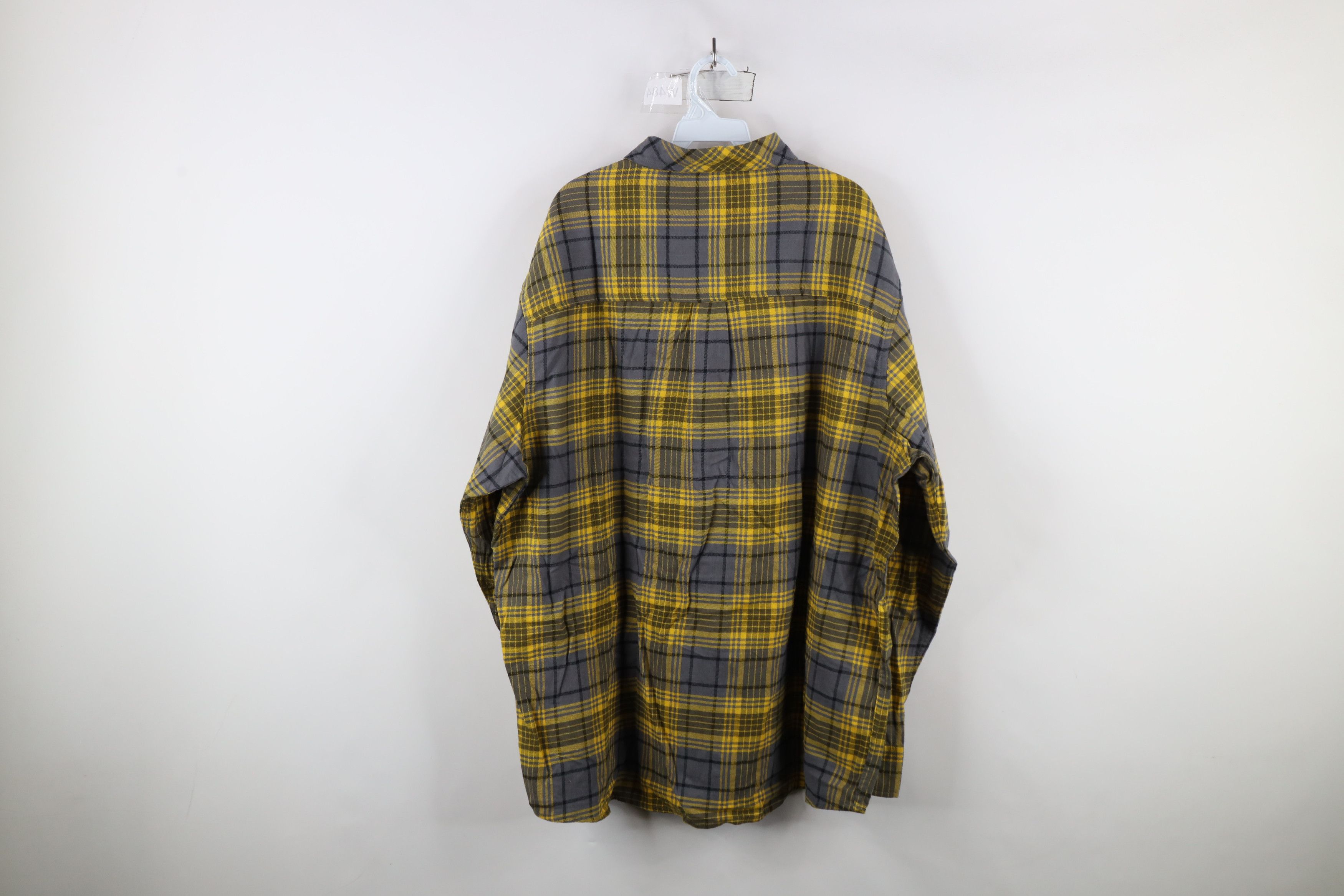 Vintage Deadstock Vintage Y2K Streetwear Button Down Shirt Plaid Size US XXL / EU 58 / 5 - 12 Thumbnail