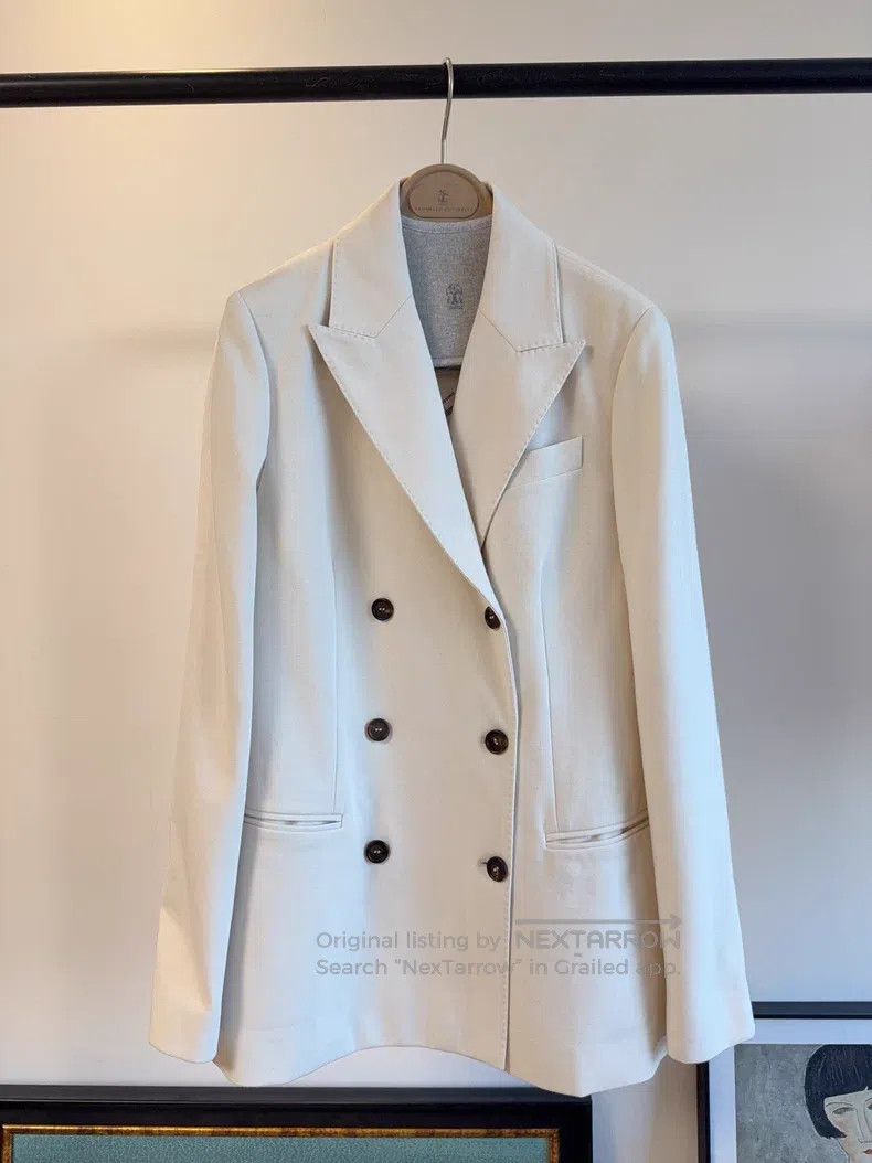 Brunello Cucinelli Brunello Cucinelli Double Breasted Suit Size S / US 4 / IT 40 - 1 Thumbnail