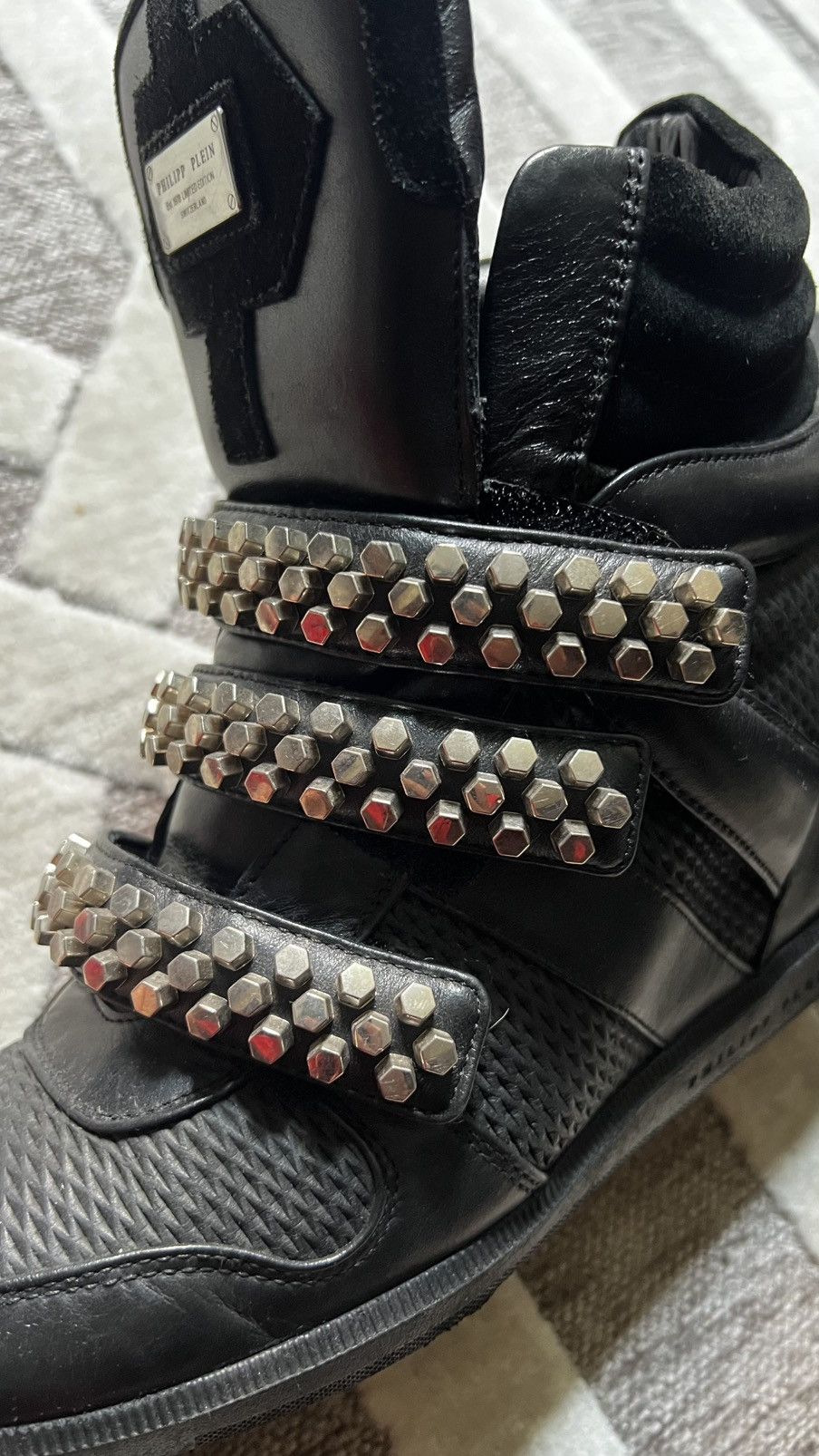 Philipp Plein Philip Plein High Top Sneakers Size US 10 / IT 40 - 4 Thumbnail