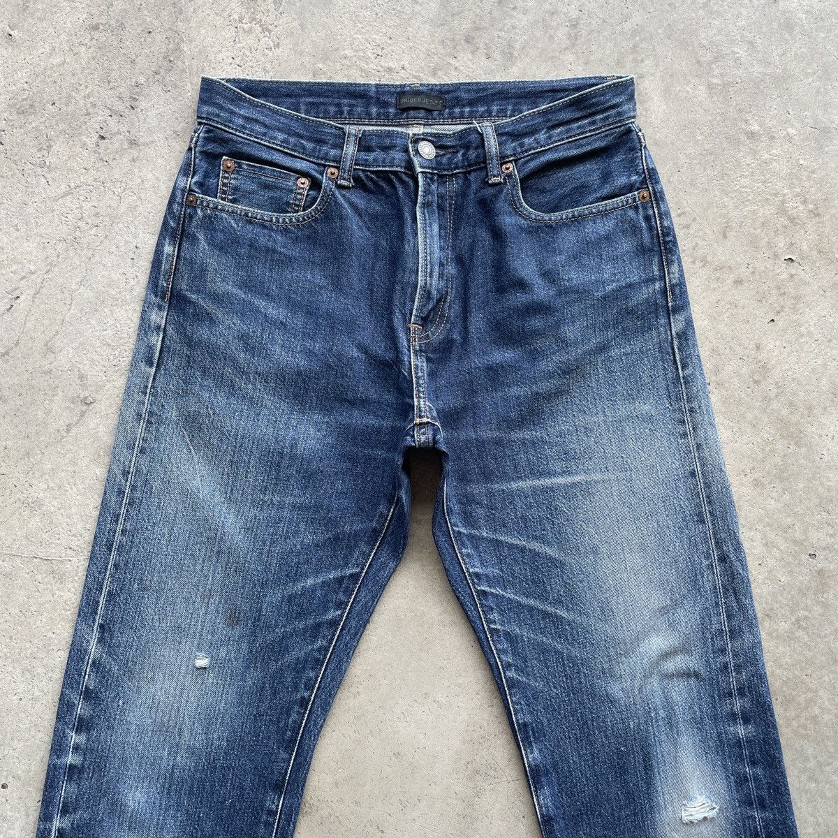 Japanese Brand W30x29💥 Vintage Japanese Faded Selvedge Jeans Denim Pants Size US 30 / EU 46 - 3 Thumbnail