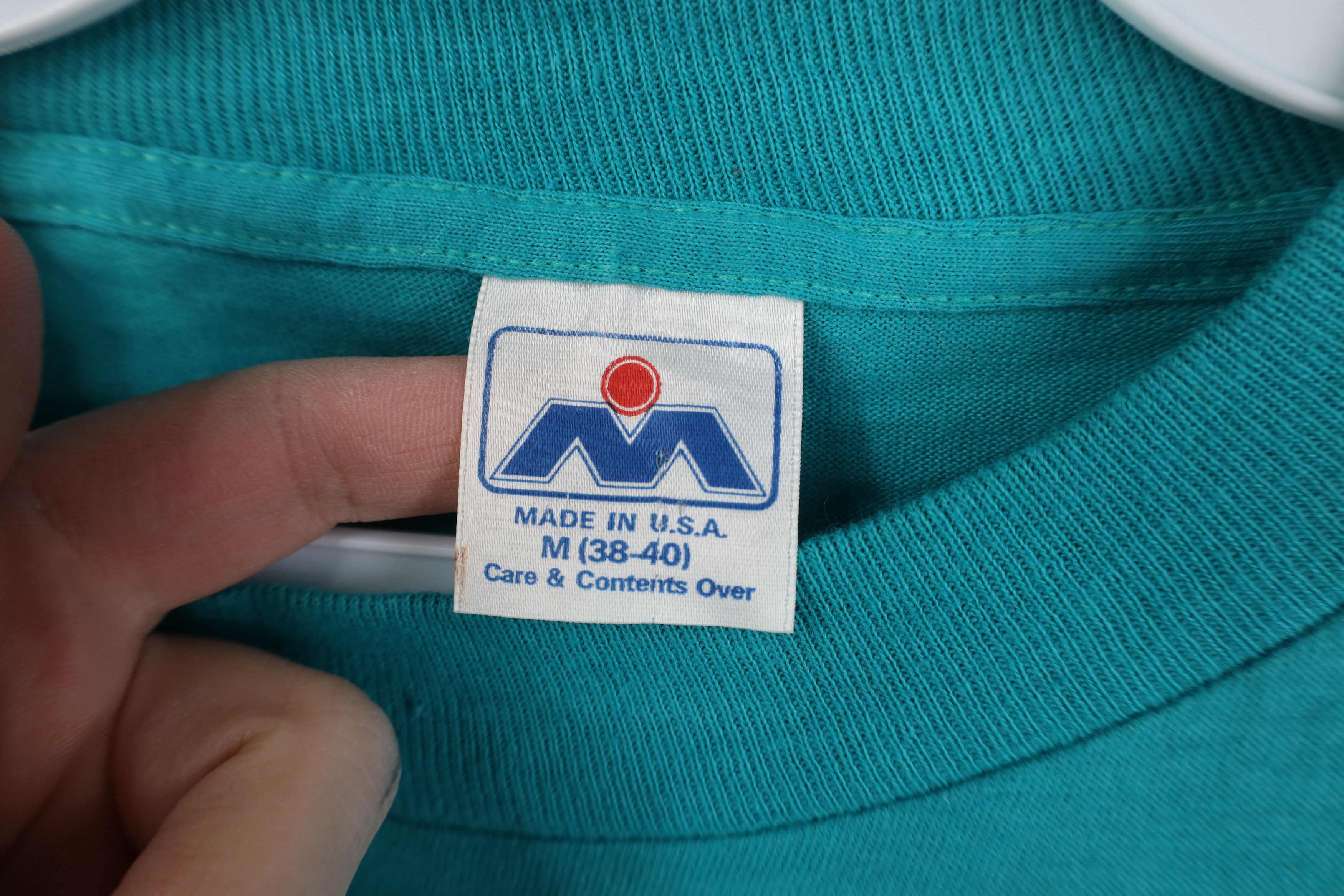 Vintage Vintage 70s 80s Streetwear Long Sleeve T-Shirt Blue USA Size US M / EU 48-50 / 2 - 6 Thumbnail