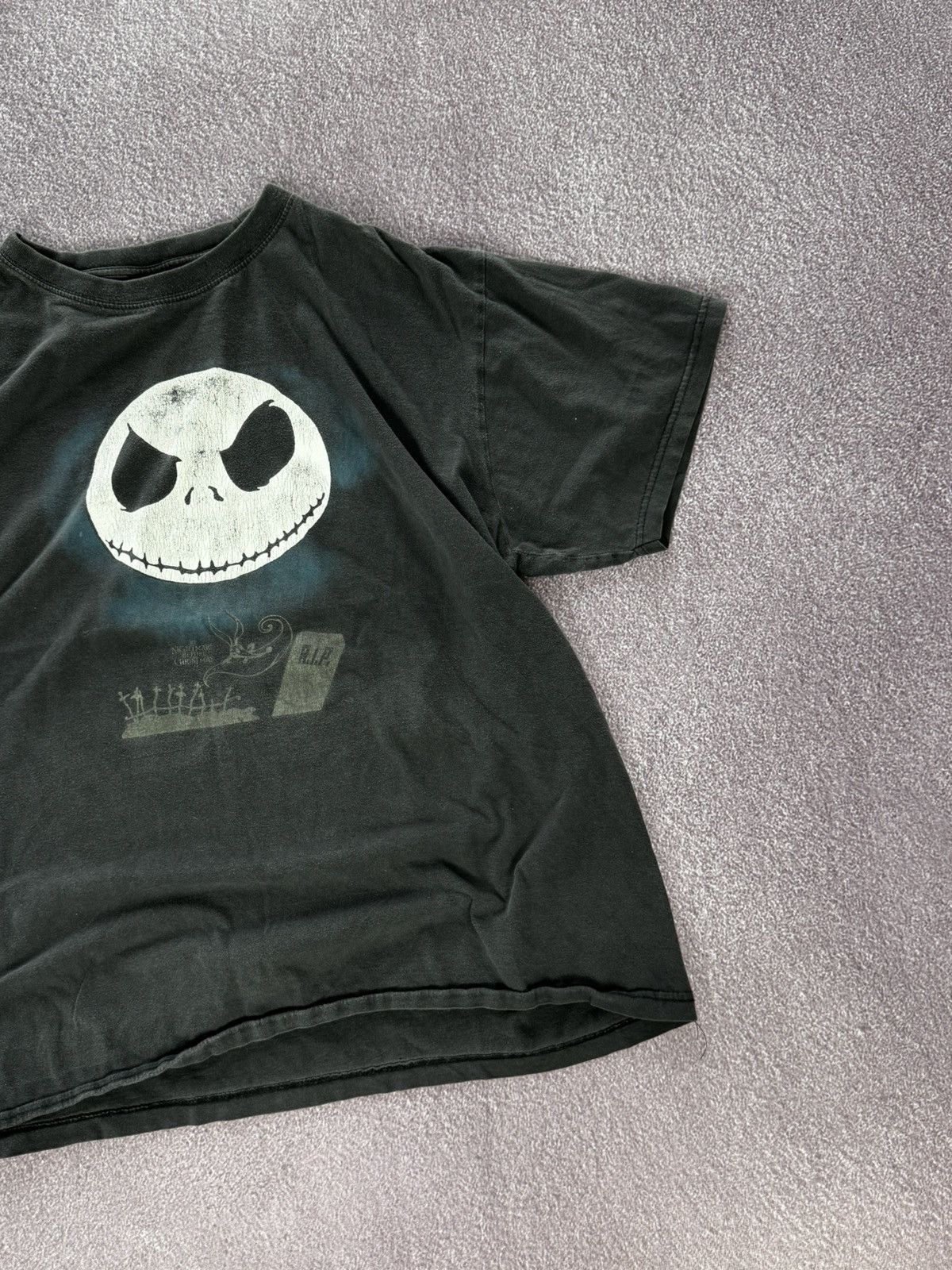 Disney Vintage The Nightmare Before Christmas T Shirt Black Size US XL / EU 56 / 4 - 5 Thumbnail