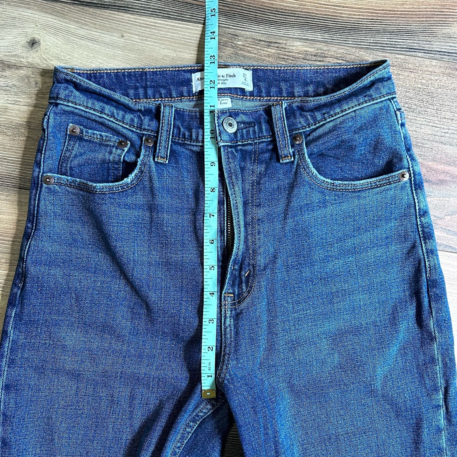 Abercrombie & Fitch Abercrombie & Fitch Ankle Straight Ultra High Rise 27 4 S Size 27" / US 4 / IT 40 - 8 Thumbnail