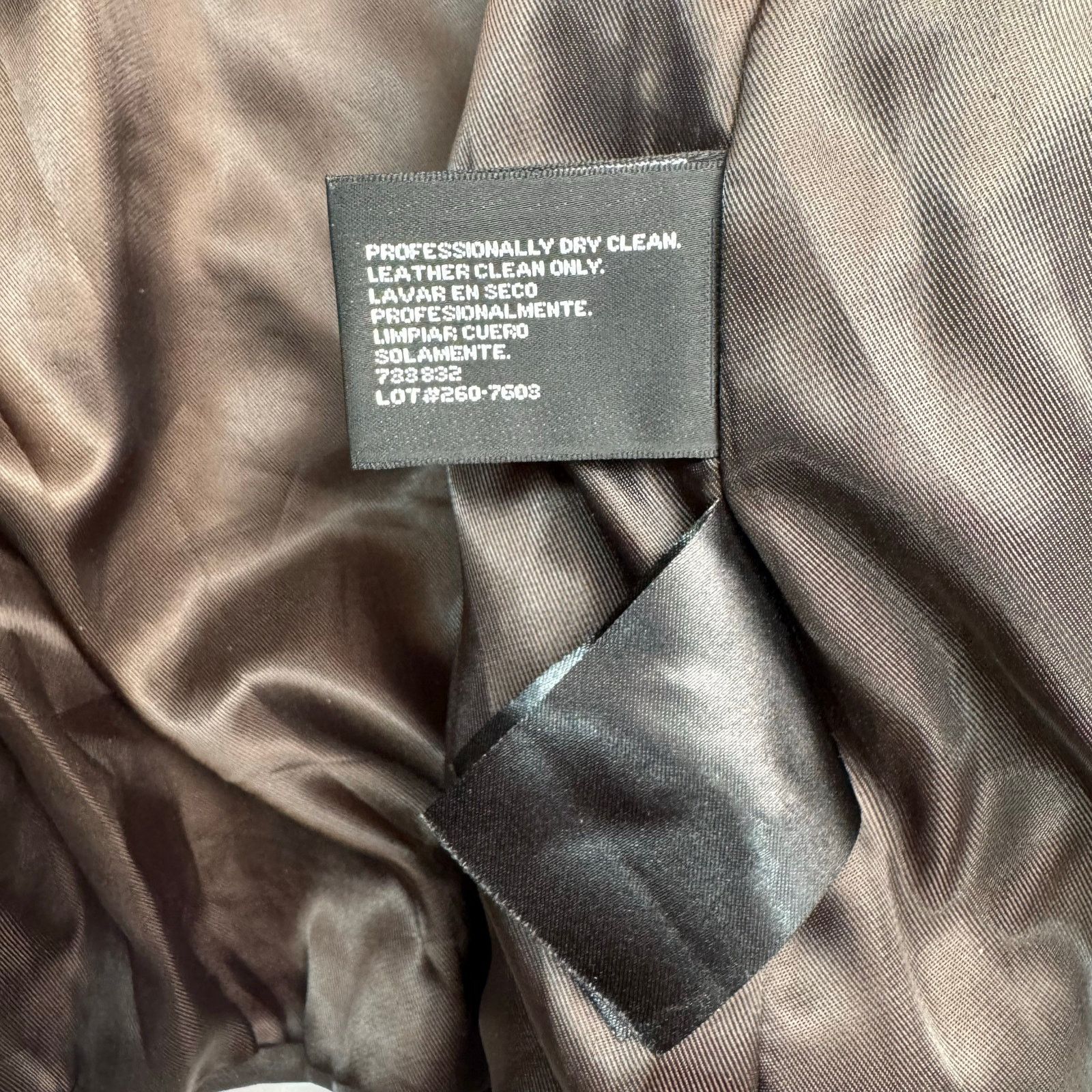 Other vtg y2k lambskin leather moto jacket brown ana size large Size L / US 10 / IT 46 - 6 Thumbnail