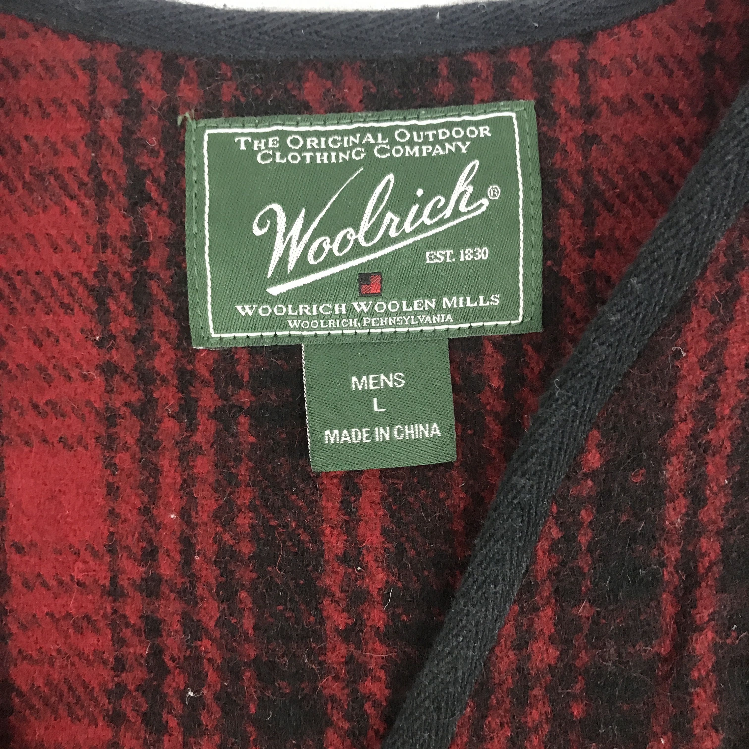 Japanese Brand × Vintage × Woolrich Woolen Mills Vintage Woolrich wool zipper Vest Size US L / EU 52-54 / 3 - 6 Thumbnail