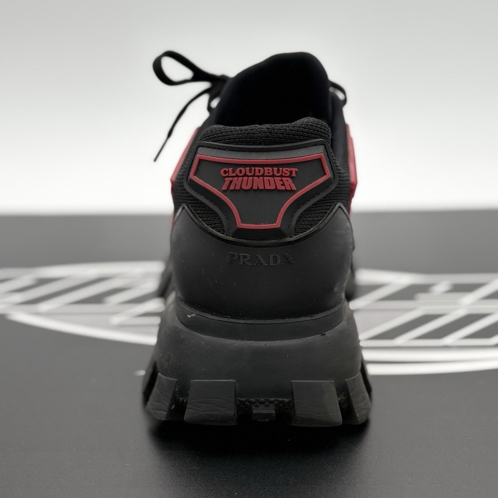 Prada Prada Cloudbust Thunder ' Red Black ' | GREAT CONDITION! Size US 10 / EU 43 - 9 Thumbnail