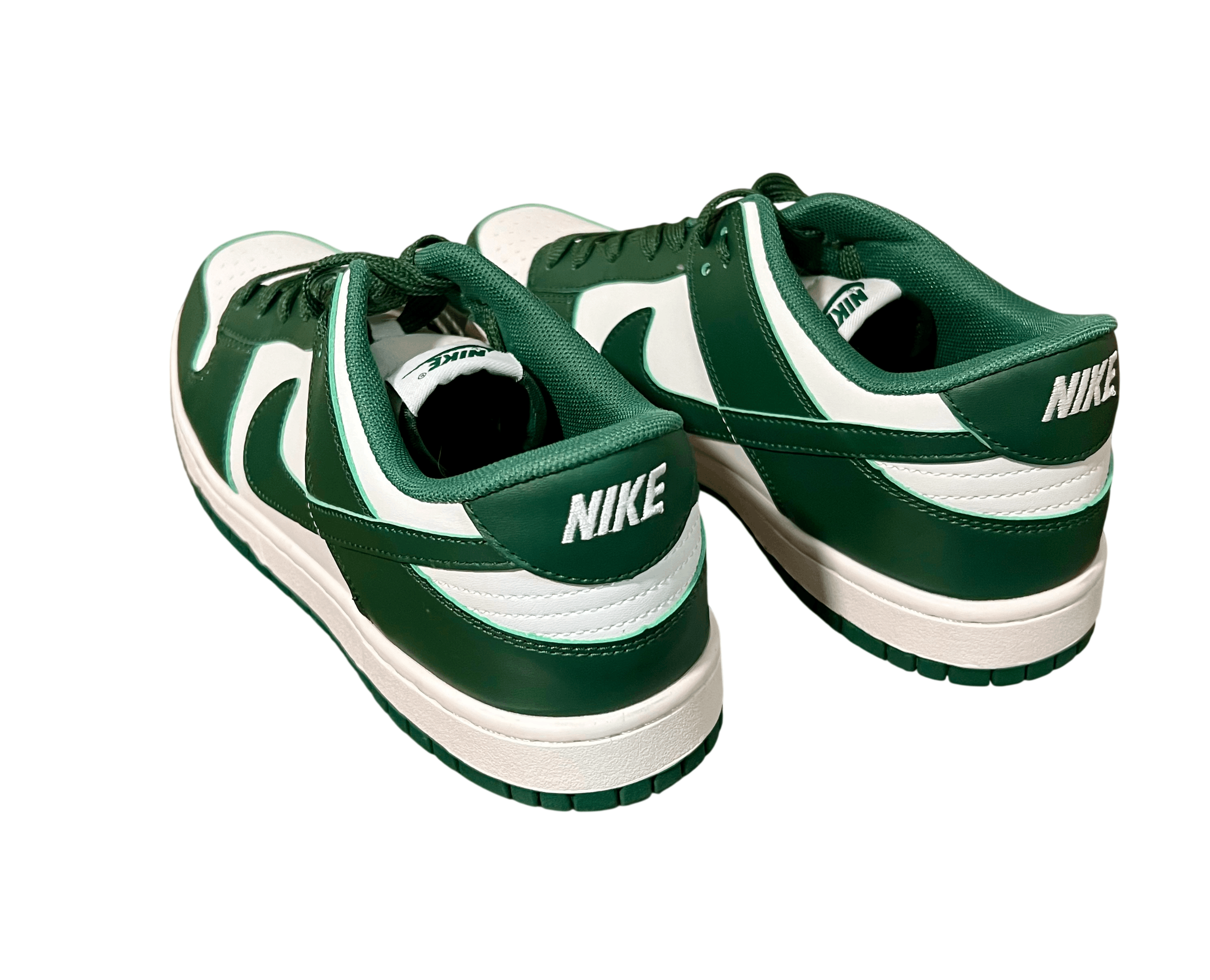 Nike Nike Dunk Low Top Team Green & White Retro Casual Shoes Size US 11 / EU 44 - 6 Thumbnail